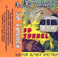 3D Tunnel ZX Spectrum US box art